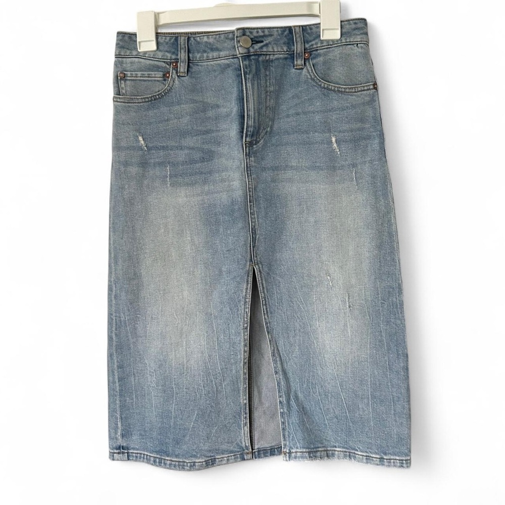 Alice & Olivia long denim skirt!